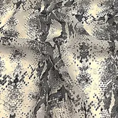 1 Yard Black Poly Clip Dot Chiffon Lightweight Sheer Apparel Fabric 57/58" Wide