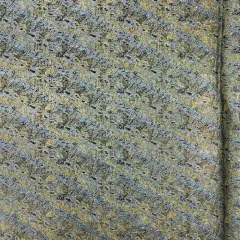 1 Yard Snake Pattern Shattered Glass Spandex Fabric 4 Way Stretch Nylon Reflective Material 58-60 inches width Gold