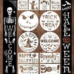 Halloween Stencils - Mixed Designs