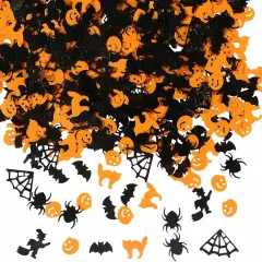 Halloween Bat and Spider Glitter Confetti