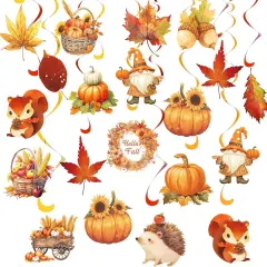 Fall Hanging Swirl Ceiling Decorations