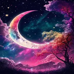 Moon Tree Diamond Painting Kits