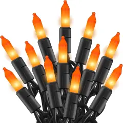 Orange Halloween String Lights - 20FT, 100 Count