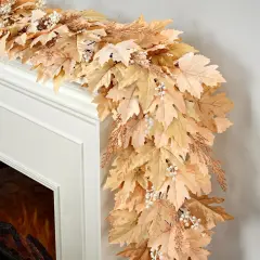 6Ft Artificial Berry Cypress Leaves Fall Garland