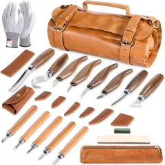 18PCS Wood Carving Kit for Beginners & Enthusiasts