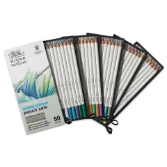 Winsor & Newton Studio Collection Watercolor Pencils - Set of 50