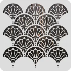 Geometric & Floral Painting Stencils - 12x12 Inch