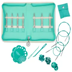 KnitPro-Mindful Grace Interchangeable Knitting Needle Set-7 Pair Of Needles - 4" - Special