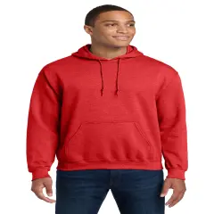 Gildan&reg; Heavy Blend Hooded Sweatshirt Heather sport scarle