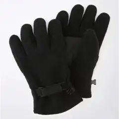 Men's Fleece Gloves Collection Black