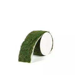 3x48 in Green Natural Moss Ribbon Roll Wedding Party DIY Crafts Supplies Event