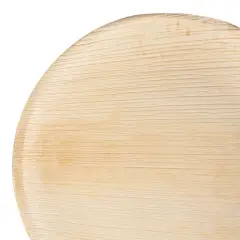 Round Palm Leaf Eco Friendly Disposable Dinner Plates - 10" (100 Plates)