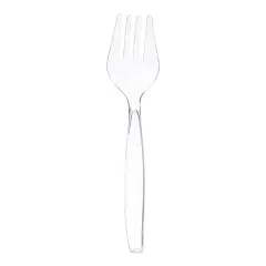 Clear Disposable Plastic Serving Forks (150 Forks)