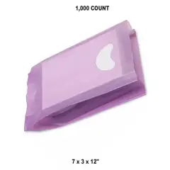Merchandise Bags 7" x 3" x 12" for Purple