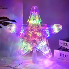Christmas Tree Top Star Multicolor