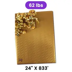 Sand Dunes Embossed Metallic Wrapping Paper 24" x 833" Jumbo Roll