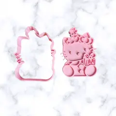 Cute CatChristmas Cutter +Stamp4 Inches each Gift