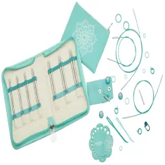 KnitPro-Mindful Believe Interchangeable Knitting Ndle Set -7 Pair Of Needles - 5"