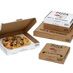 Printed Hot & Delicious Pizza Box Large 16" x 16" x 1 5/8"