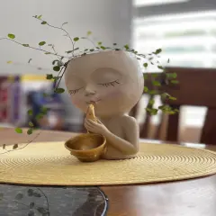 Face Planter Pots Head Flower Pots Planters for Indoor Plants Plant Pots for Succulent Ideal Present Ideas