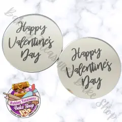 Valentine's Acrylic Toppers Sliver