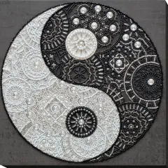 Bead Embroidery Kit - Balance. Yin and yang