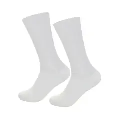 Craft Express 1 Pair 17" Sublimation Tube Socks &ndash; White Polyester