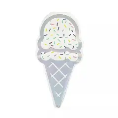 20 Iridescent 12x6" Ice Cream Paper Beverage COCKTAIL NAPKINS Party Supplies