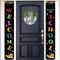 Welcome Back To School Banner Sign Backdrop(Back to School 2)