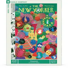 New York Puzzle Company Ornaments 1000 Piece Piece Jigsaw Puzzle