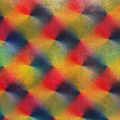 1 Yard Dazzling Rainbow Poly Spandex Fabric With Digital Foil Print For Costumes Dancewear 58/60" Width