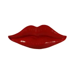 Lips Red Wall Decor Prop Resin Statue
