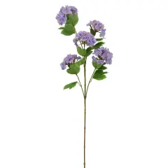 37" Artificial Snowball Spray - Green, Lavender, Pink, or Yellow for Spring Decor Purple