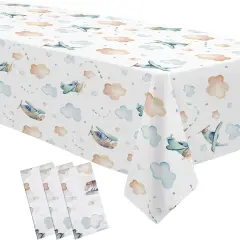 Airplane Party Decorations Tablecloth