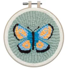 Design WorksBeautiful Butterfly Punch Needle Kit Multi