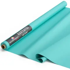 Exquisite Plastic Table Cover Roll &ndash; 40" x 100' Disposable Tablecloth Roll &ndash; Premium Thick 0.5 MIL Plastic Banquet Roll &ndash; Party Table Cover Roll for Events & Catering Aqua