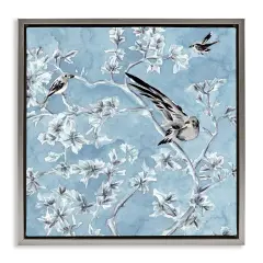 Stupell Industries Minted Serenity Bird Branches Floating Frame By Melissa Wang