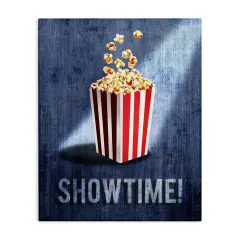 Stupell Industries Showtime Movie Night Popcorn Canvas By Susan Arnot