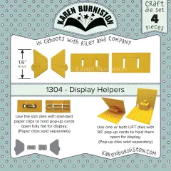 Karen Burniston Dies-Display Helpers & Stamp