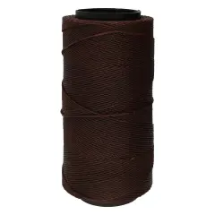 The Beadsmith Brazillian Waxed Cord Spool Cedar Brown
