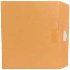 School Smart Multi Tak Clasp Envelopes, 10 x 13 Inches, Kraft Brown, Box of 100