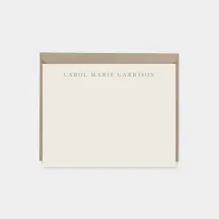 Classic Monogram Note Cards II
