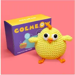 Yellow Chicken Crochet Kit for Beginners