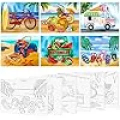 Pre Sketched Canvas for Painting for Adults