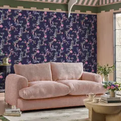 Cath Kidston Birds & Berries Navy Wallpaper