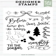 Echo Park Designer Stamp Set-Christmas Bow