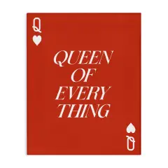 Stupell Industries Queen of Everything Card Canvas By House of Lulu