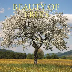 The Gifted Stationary 2026 Square Wall Calendar, Beauty of Trees, 16-Month Floral Theme Hanging Calendar with 180 Reminder Stickers, Month Planner for Home, or Creative Spaces, 12x12 In Multicolor