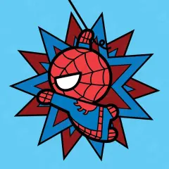 Spider-Man Canvas Diamond Painting Kit, Superhero Diamond Canvas, Round 5D Diamond Art for Adults and All Ages, 13" x 13" (32.8 x 32.8 cm)