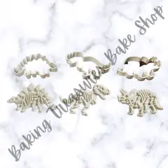 Dinosaur Cookies Cutter & Embosser Set